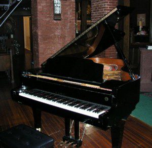The 7′ Kawai competition grand piano