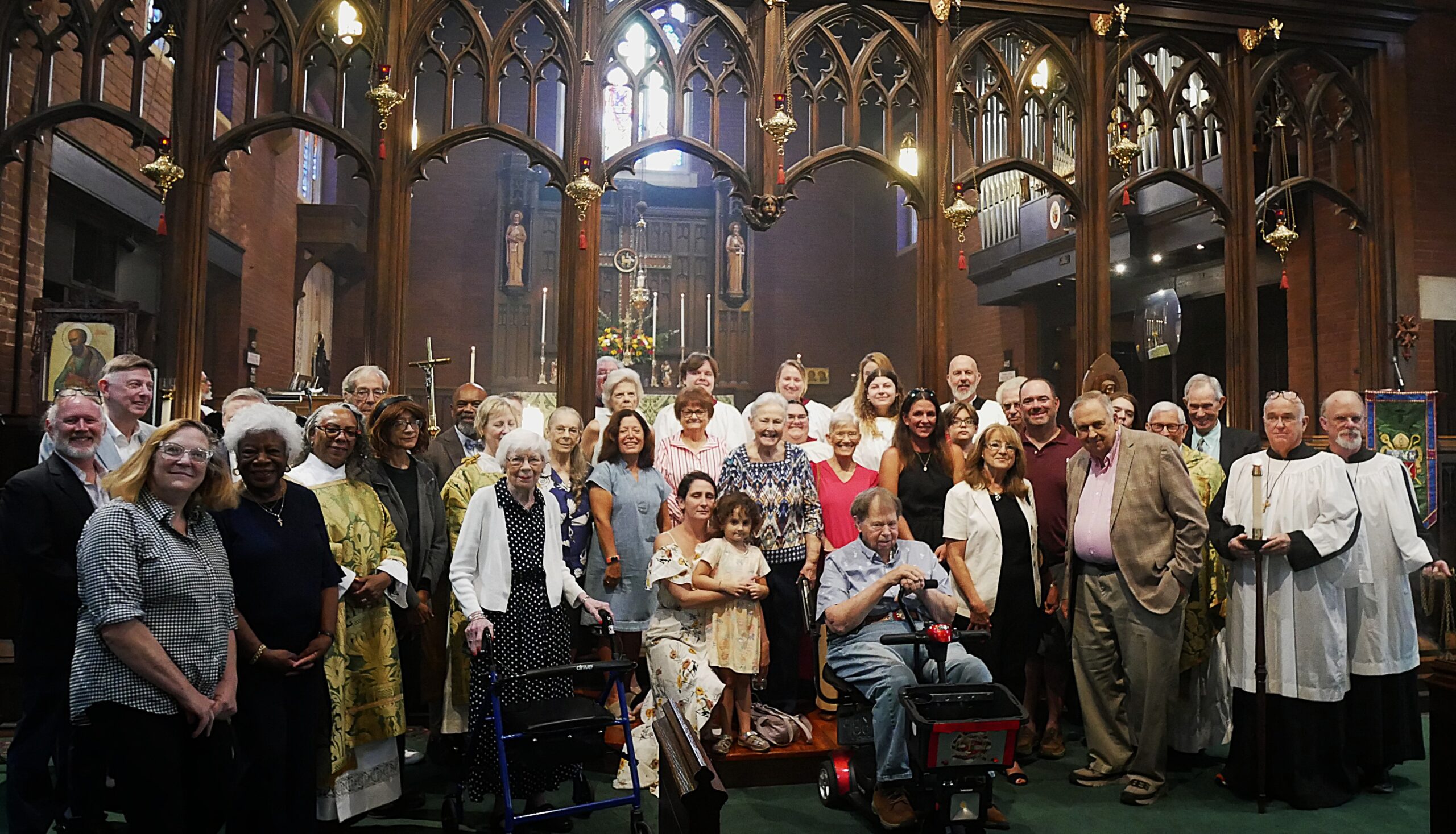 Gathering after the 10 am Mass, September 2025