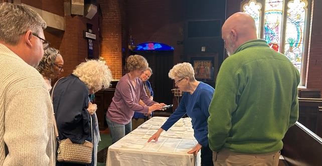 Altar Guild linens workshop